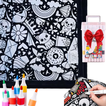 Ciadesi™ mysfilt att färglägga – med 12 tvättbara tygpennor