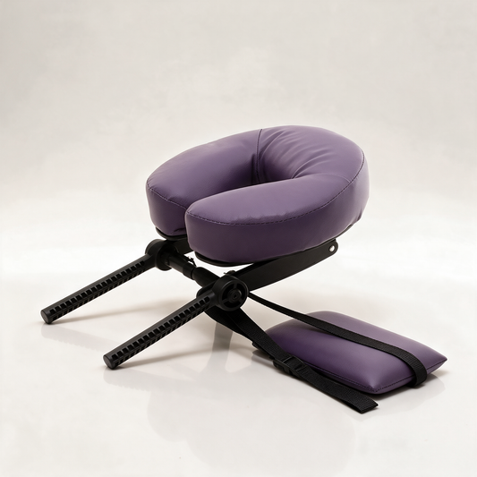 Cuscino Poggiatesta |  Kit Relax con Cinghie Regolabili per Letto, Divano e Tavolo | Relax e Massaggio a Casa