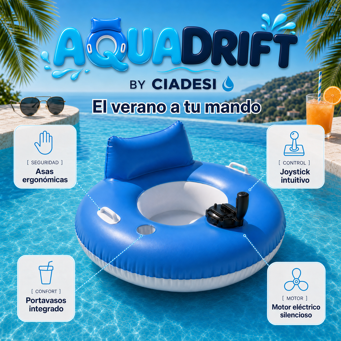 AQUADRIFT - FLOTADOR INTELIGENTE
